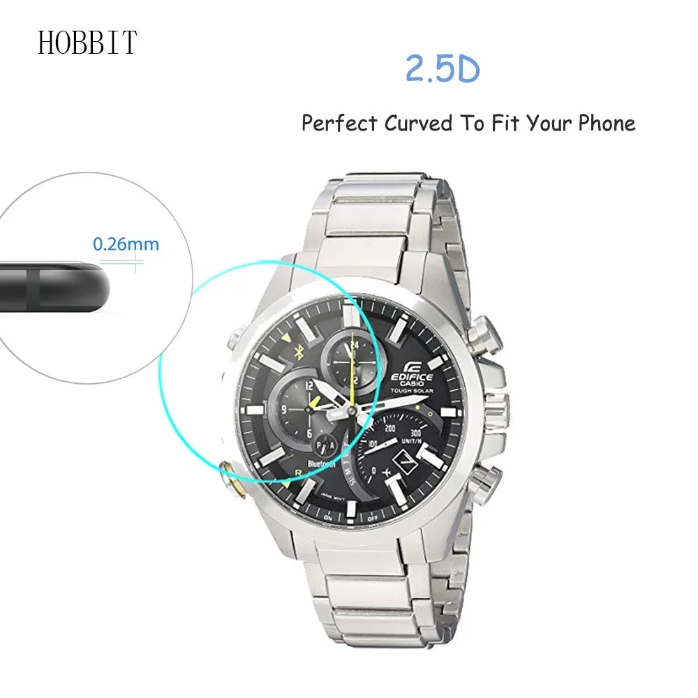 Защитная пленка для экрана смарт часов Casio ЖК из закаленного стекла 2.5D с функцией