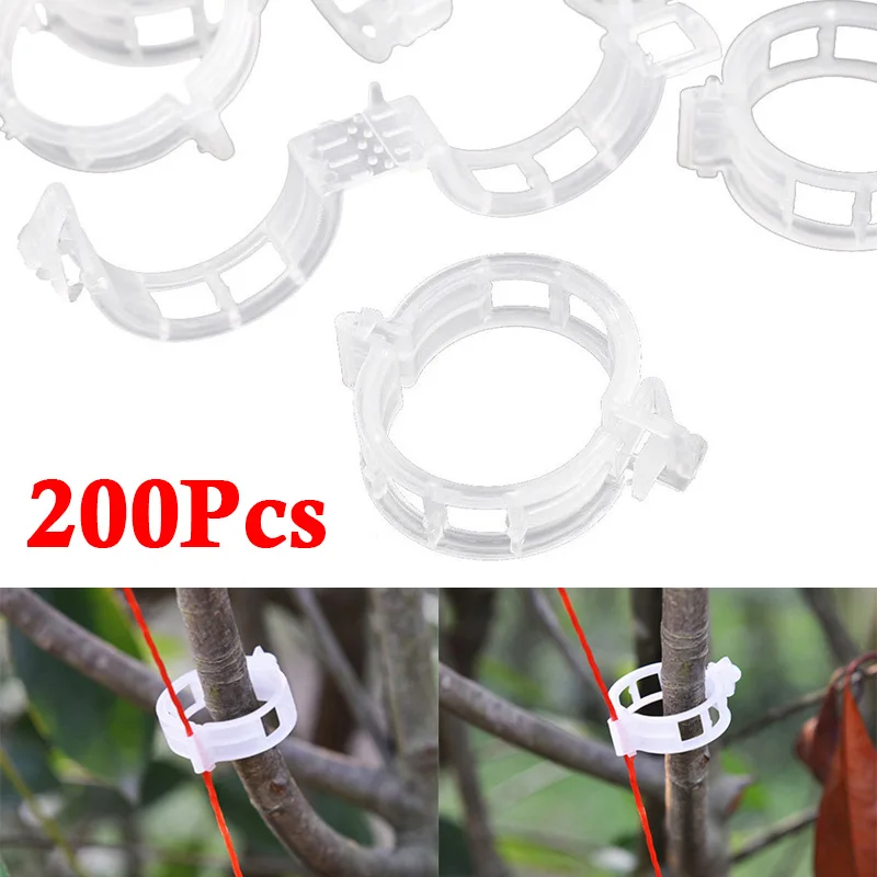 200 шт садовые фруктовые лозы растение поддержка ing пластиковые зажимы галстуков |