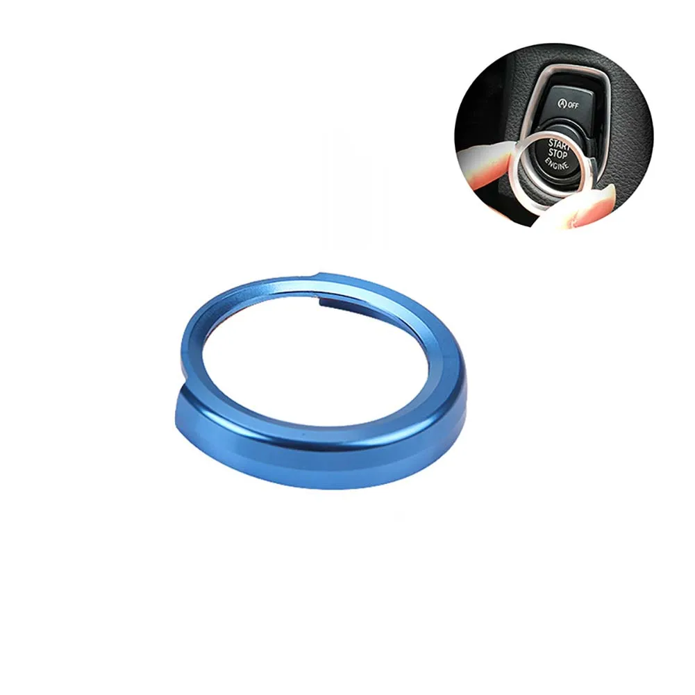 

Universal Aluminum Alloy Auto Button Start Decorative Circle for BMW 1 2 3 4 Series Brand New Free Dropship