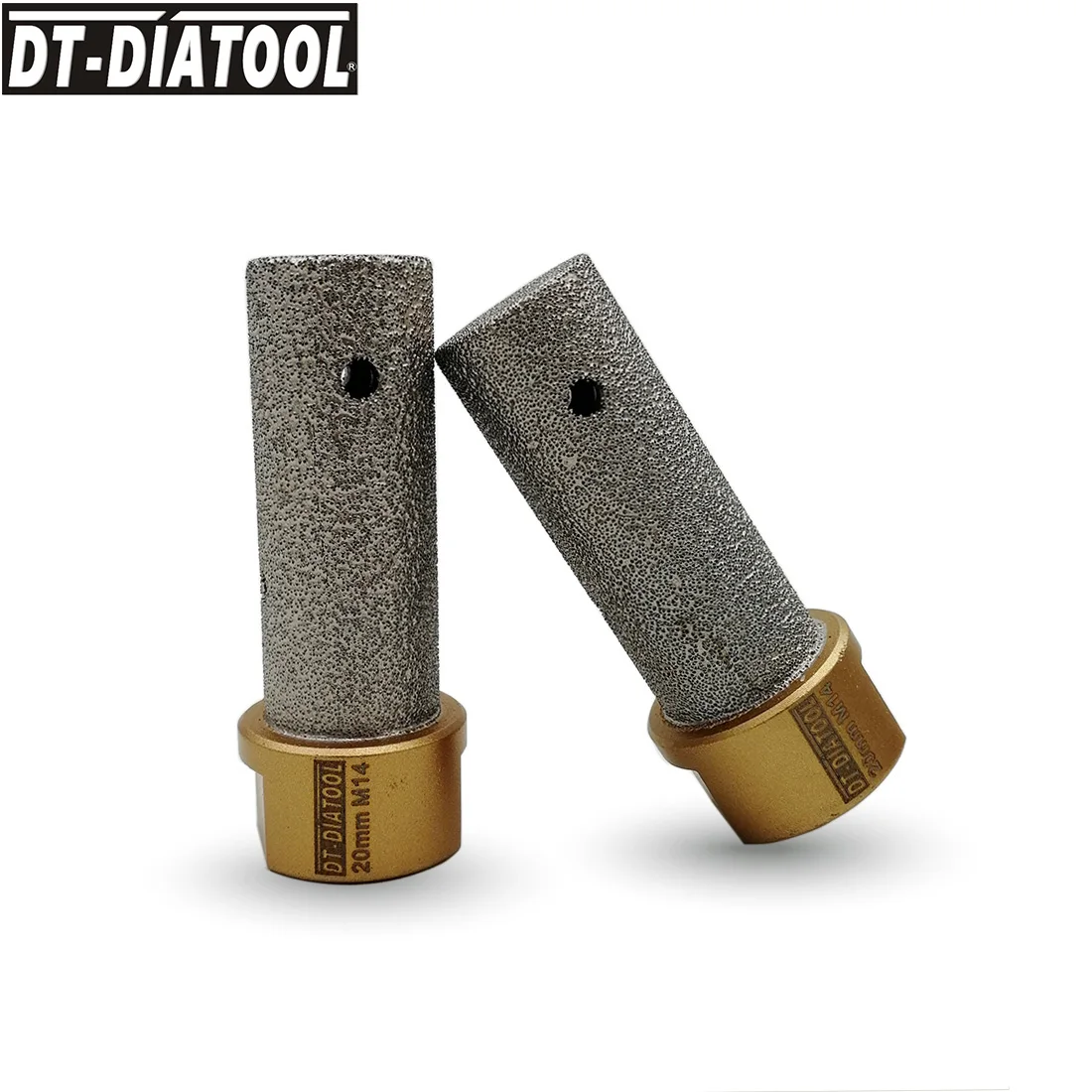 DT DIATOOL 2 шт./компл. диаметр 20 мм Вакуумные Паяные алмазные наконечники для