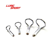 LureSport 30 pcs MOG fly rod guide Steel Ring guide silver frame rod repair  Fishing Rod Building component Repair DIY Accessory