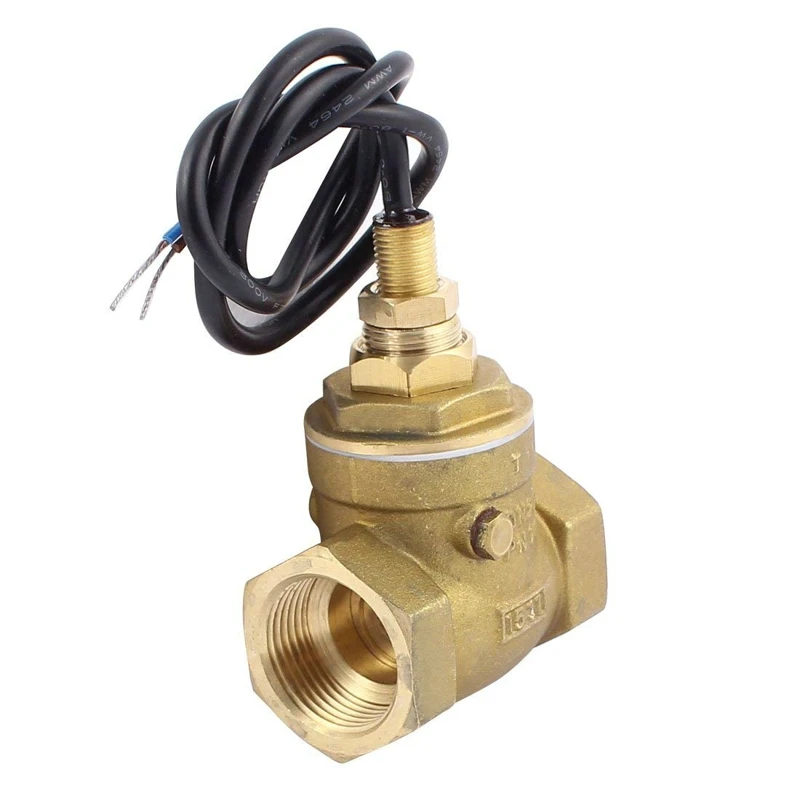 

USB-FS43TA Normally Open Circuit Baffle Type Flow Switch 0.3A Max Load DC250V Max Reliable BSP G 3/4" Female Made of Brass