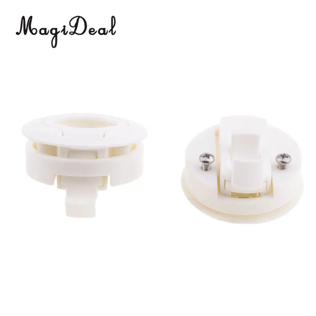 MagiDeal 2 шт. белый/черный нейлоновый шкафчик в морском стиле поворотная защелка для люка лодочный замок