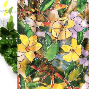 Многофункциональная Высококачественная Защитная пленка для окон, декоративные цветные наклейки на стекло, Рождественская самоклеящаяся матовая фольга