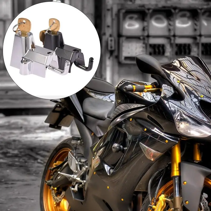 Универсальные мотоциклы аксессуары мотоцикл d кольцо Шлем Замок для Harley хром