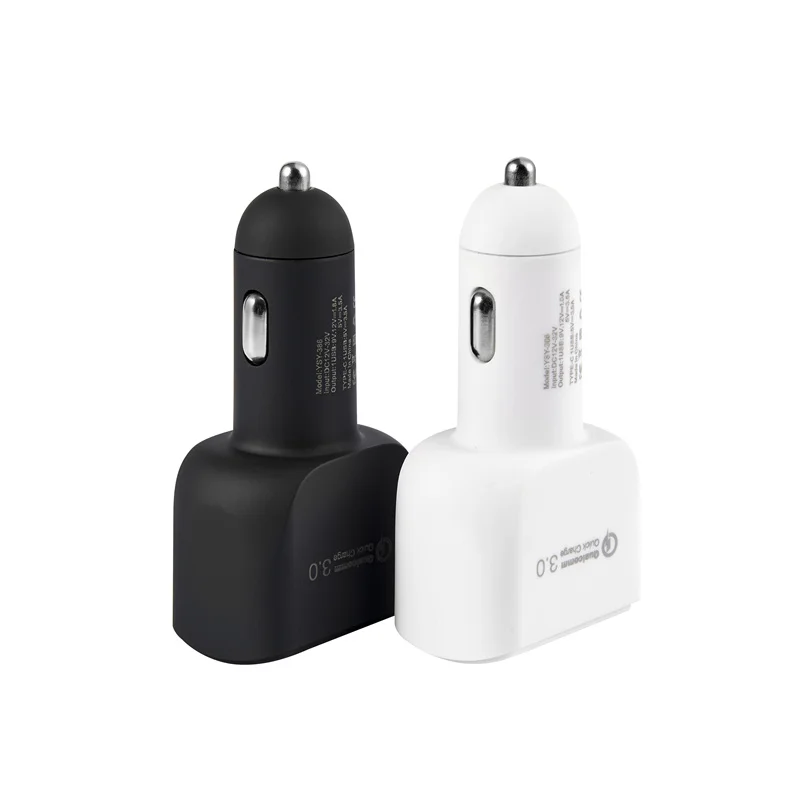 Быстрое Автомобильное зарядное устройство Bakeey QC3.0 Type C с 3 usb портами для iPhoneX XR mi8