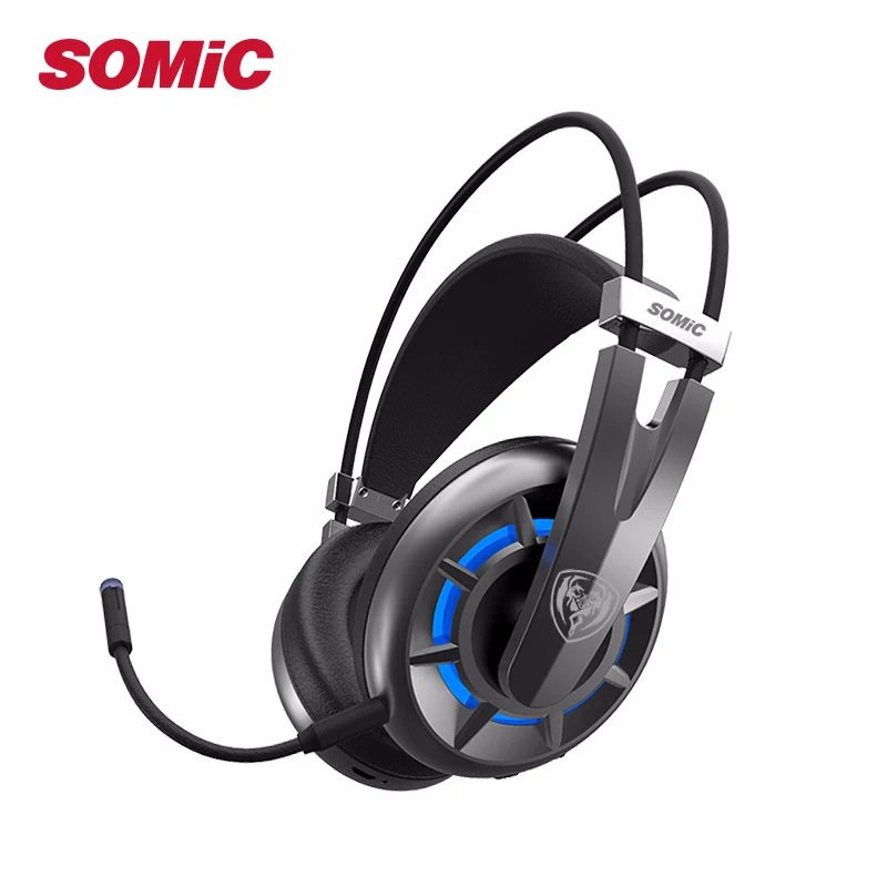 SOMIC G939Air виртуальная игровая гарнитура 7 1 для геймеров беспроводные наушники со