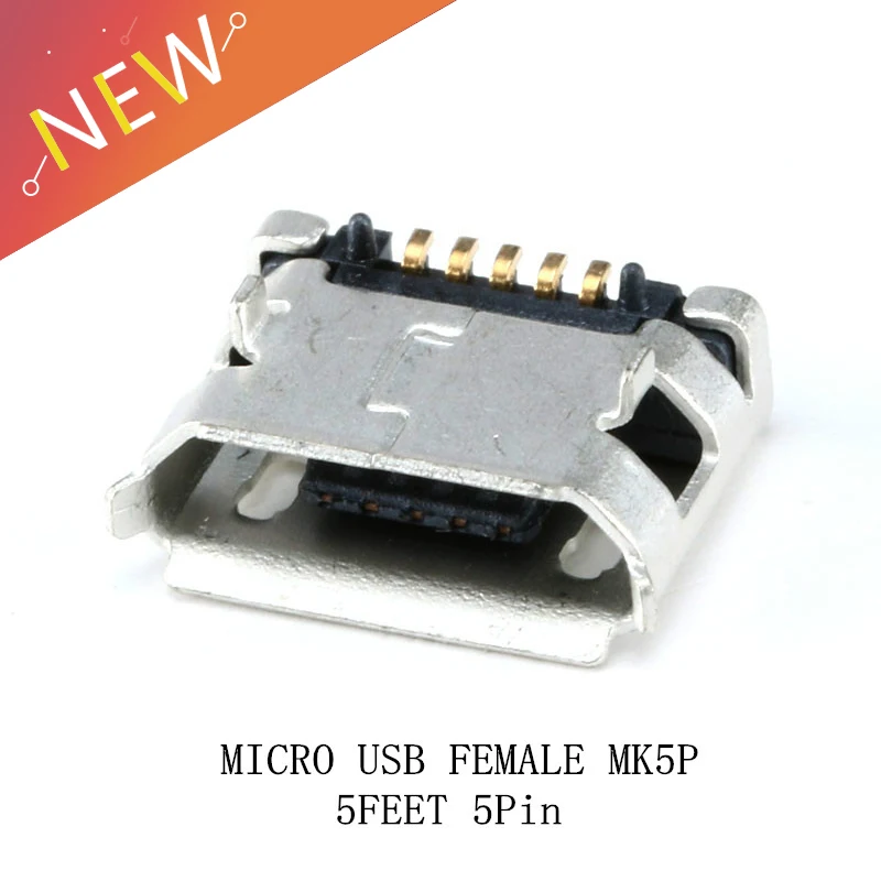 

20 шт., разъём micro usb, Your Cee, 5 pin connector