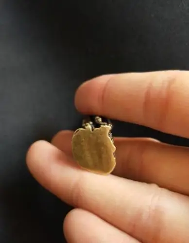 Китайская Маленькая подвеска из чистой латуни Guanyin Будда Бодхисаттва|Статуи и