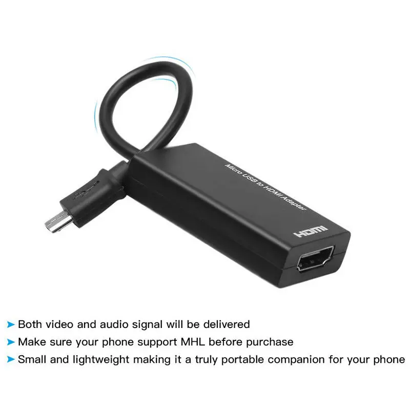Горячая 2019 Micro USB к HDMI кабель MHL адаптер для Android телефон LG huawei Samsung Sonny HTC | Мобильные