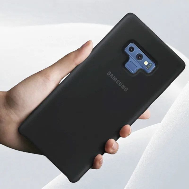 Buluby Оригинальный жидкий силиконовый чехол для телефона Samsung Galaxy Note 9 мягкая