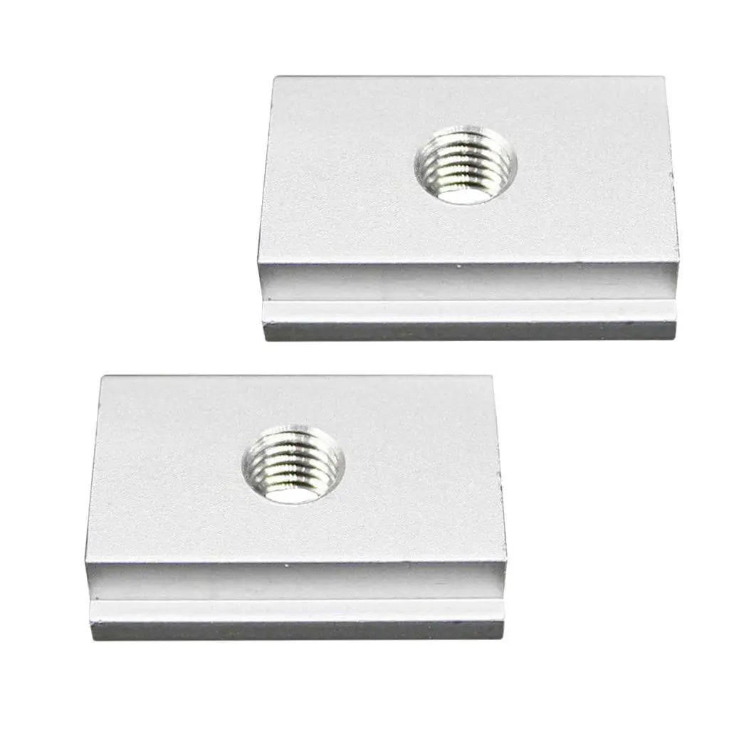 2 шт. Торцевая планка слайдер Т треков образное зажимное приспособление для