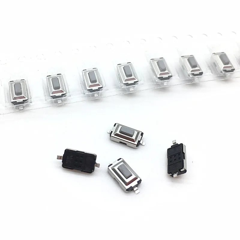 50 шт. высокое качество 3*6*2 5 мм H 3x6x2 SMD белый красный серый кнопочный переключатель