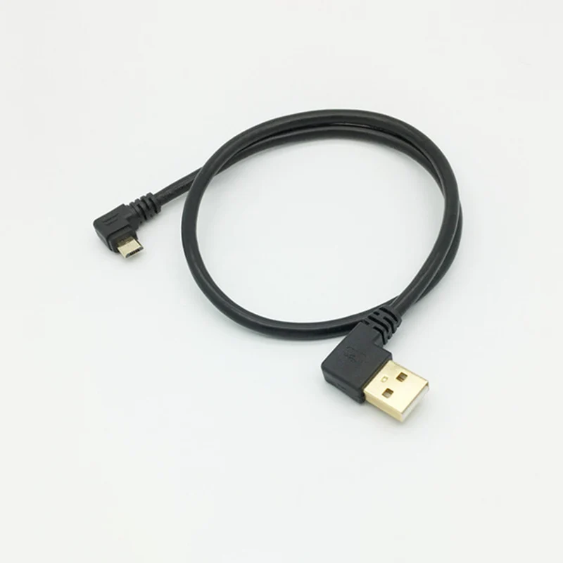 Right Angle Micro USB Data Cable 5 Pin Male To 2.0 A Sync Charger Converter 90 Degree Adapter SP | Электроника