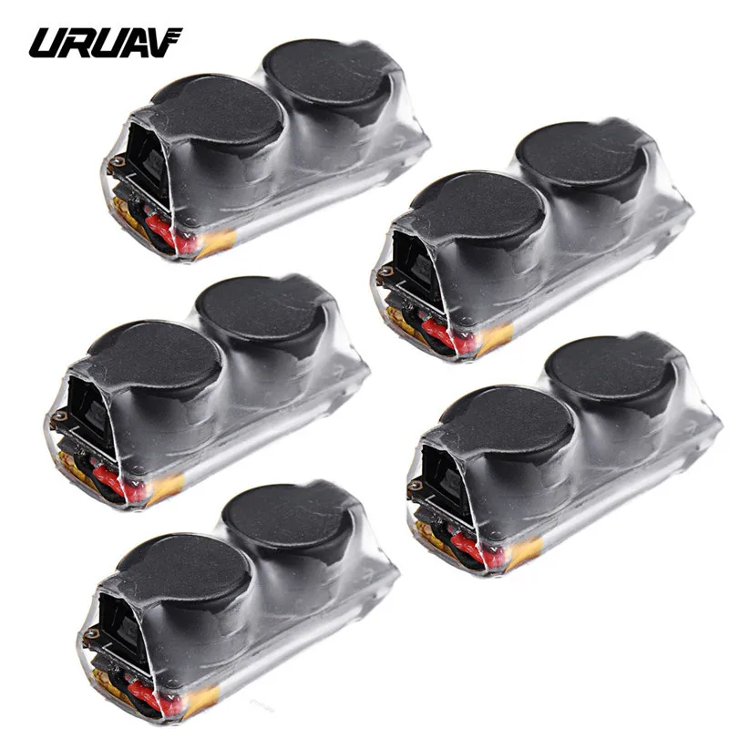 URUAV UR8 5V Duo Buzzer 31x13 мм более 110 дБ сигнализация BB 3 рабочих режима с аккумулятором и
