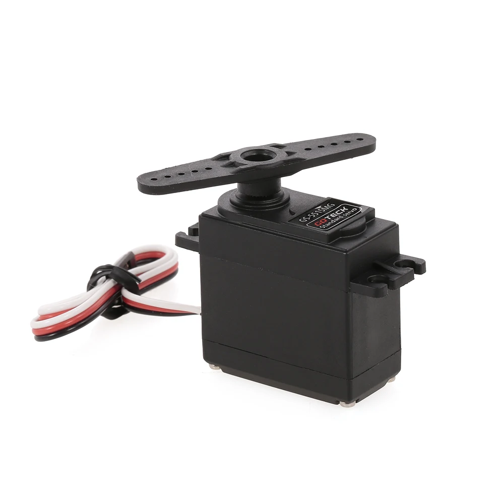 GOTECK GS 5515MG Аналоговый сервопривод двойной шариковый подшипник Низкий Noice 3 6 кг 0.19Sec