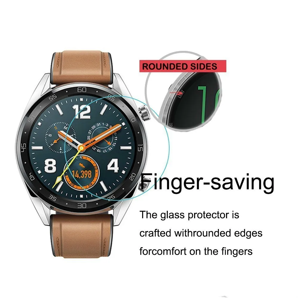 2 шт. для Huawei Watch GT Gt закаленное стекло Защита экрана 9H 2.5D защитная пленка защита от