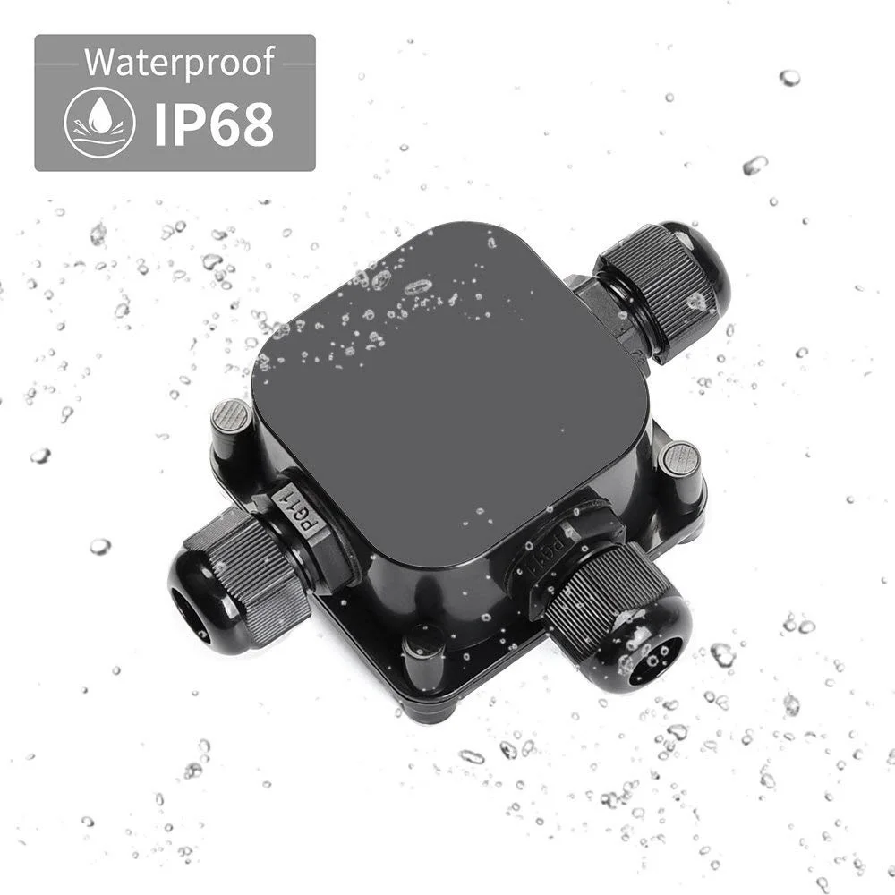 Распределительная коробка IP68 Водонепроницаемый 3 способ оптического кабеля