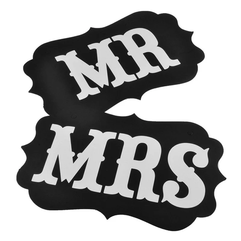 Творческий 2 шт./лот Mr &amp Mrs стул на спине висячие орнамент для свадебной вечеринки