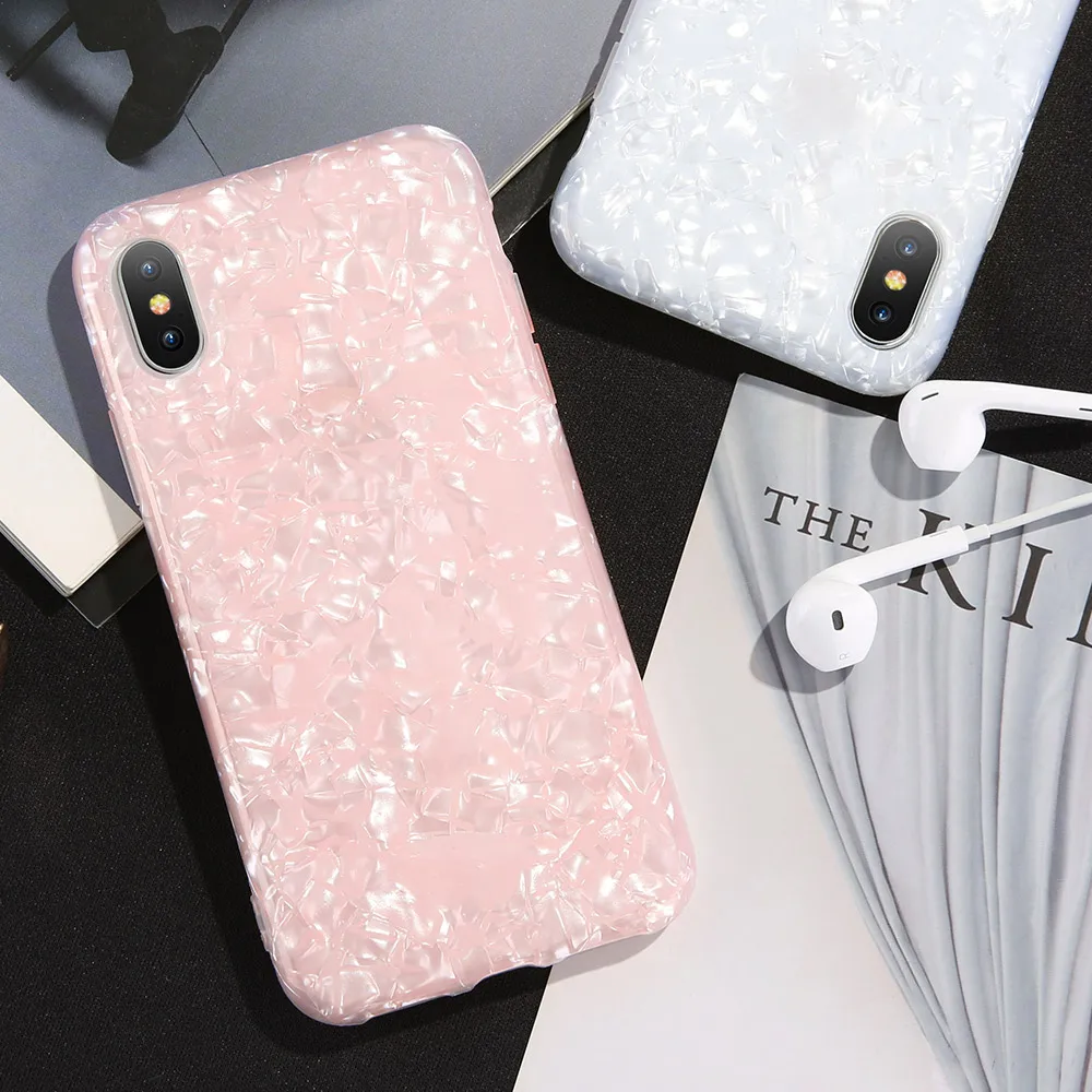 CASEIER блестящий чехол для iPhone X XR XS MAX 7 8 Блестящий мягкий TPU Plus 6 6S Чехол Capinhas Funda |