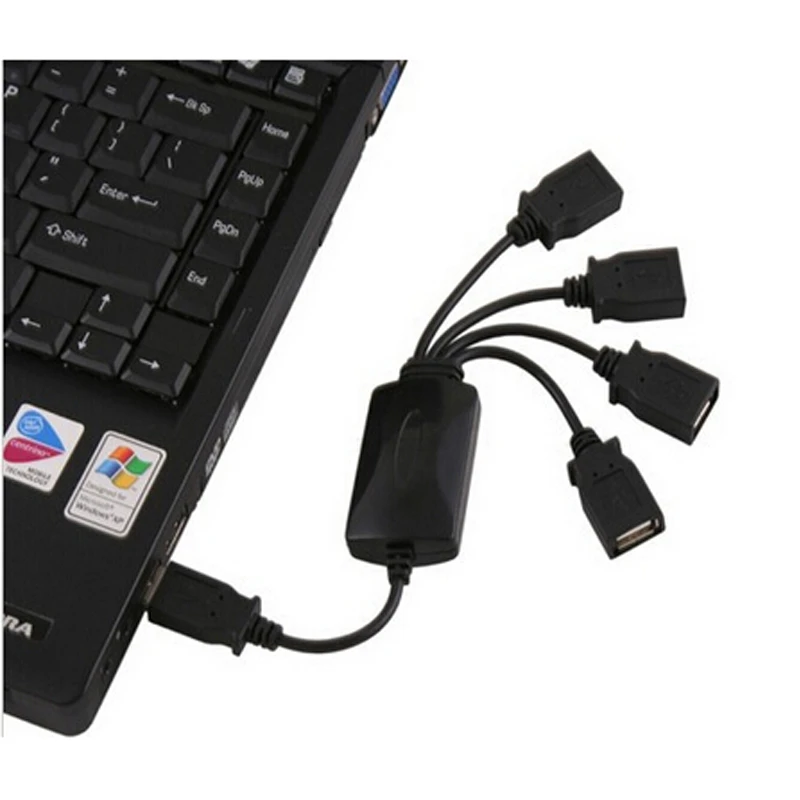 Высокоскоростной кабель 4 в 1 с портами USB 2 0 разветвитель мультиконцентратора