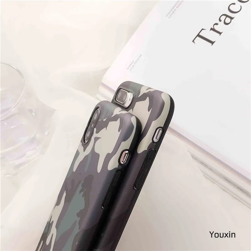 LISHE Прохладный Армейский Камуфляж телефонные чехлы для iPhone XS MAx XR iphone 6 iphone 6s iphone 7