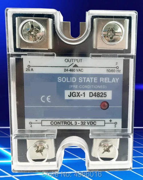Оригинальный Однофазное твердотельное реле JGX 1 D4825 SSR AC25A DJ оборудование