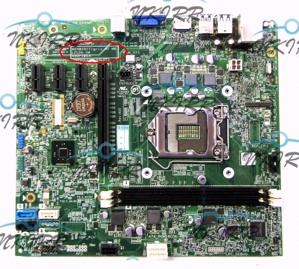 Материнская плата E145483 TM0521 MIH81R/Tigris MT MB 12124 1M 1 2 40DDP 490P1 VHWTR T5G2G VJ4YX для DELL OptiPlex 3020