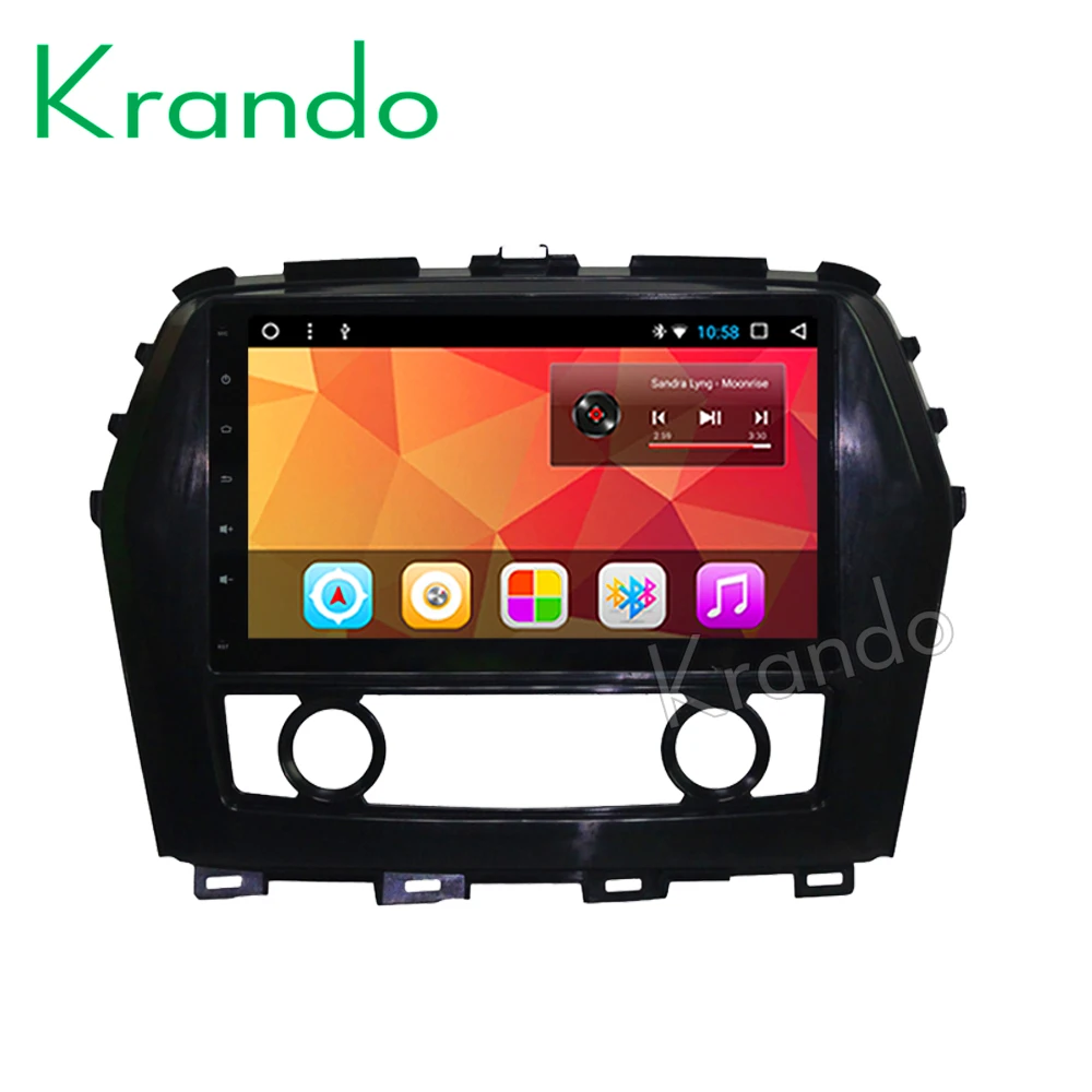 Krando Android 8 1 &quotIPS Full touch автомобильный мультимедийный плеер для Nissan Maxima 2015 аудио gps