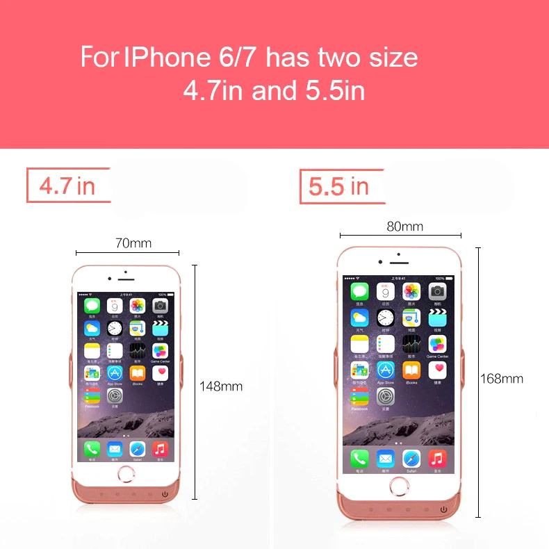 Портативный внешний аккумулятор Leioua 10000 мАч для Iphone 7 6 6s 8 зарядное устройство iPhone
