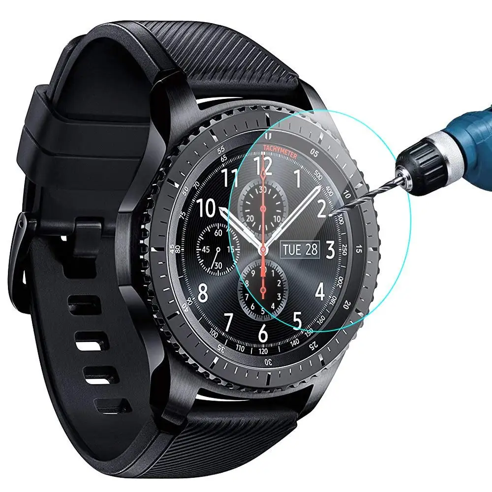 5 упаковок для Samsung Gear S3 Frontier/Классическая защита экрана 9H 2.5D взрывозащищенное