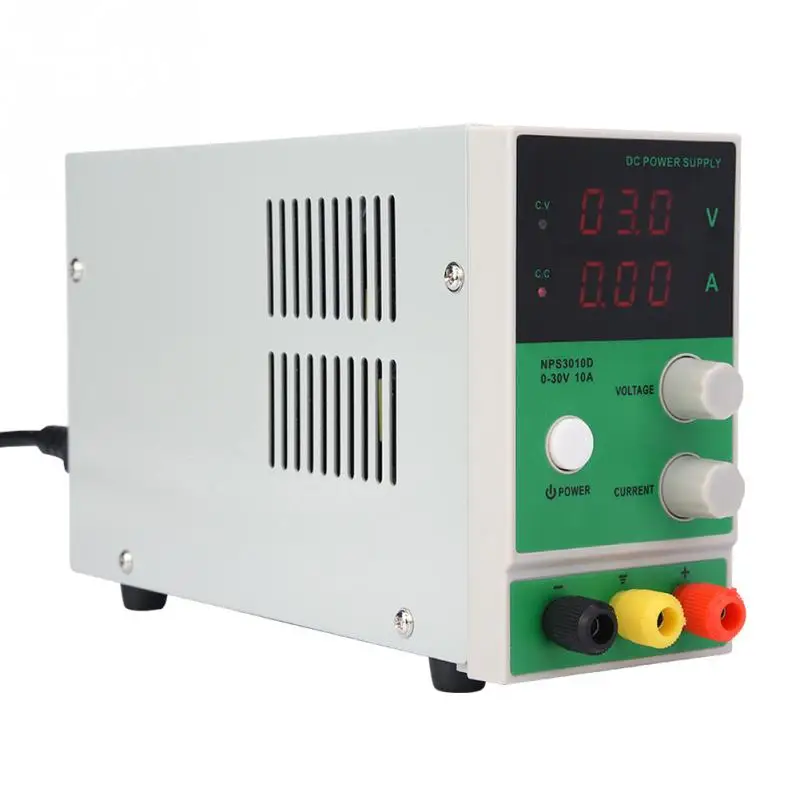 NPS3010D источник питания Цифровой Регулируемый DC 0 30 в 10A 220 В переключатель de courant