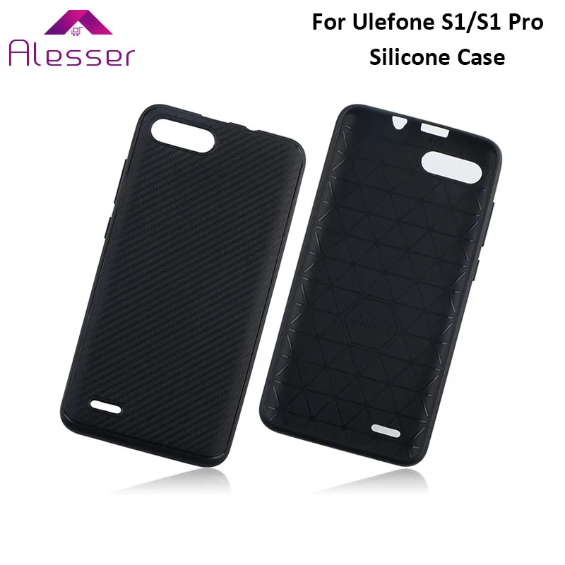 Силиконовый чехол Alesser для Ulefone S1 мягкая защитная задняя крышка противоударный Pro