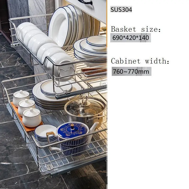 Organizar Corredera Cucina Organizador Cestas Para Colgar En La Ducha корзина для кухонного шкафа из нержавеющей