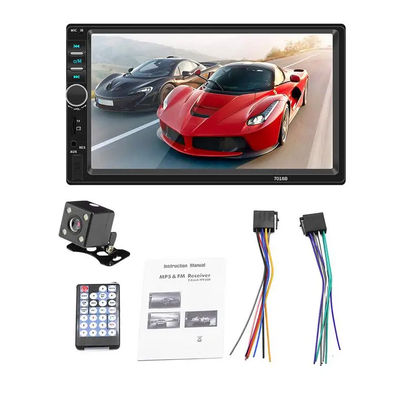 1 шт. Новый 7 &quot2 Din сенсорный экран автомобиля MP5 плеер Bluetooth стерео BT FM радио USB AUX с