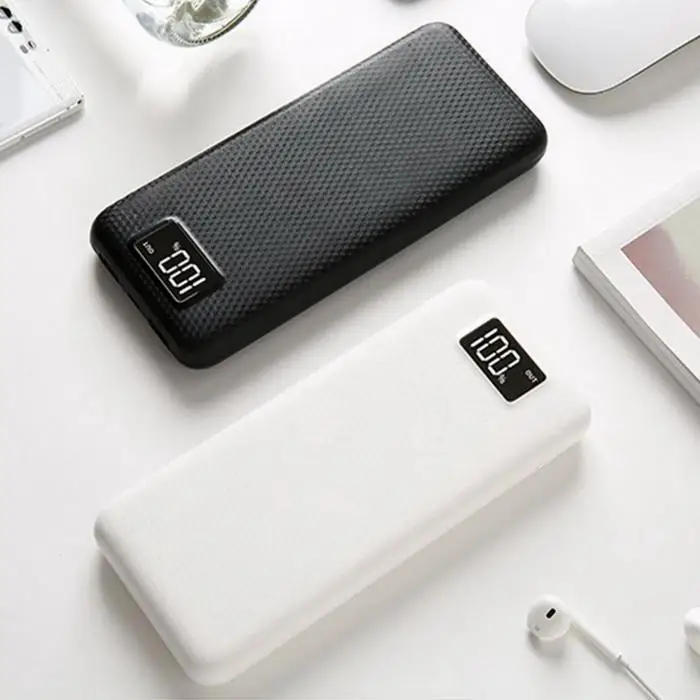 ЖК дисплей с цифровым дисплеем двойной USB выход мощность дома 8x18650 (не входит в