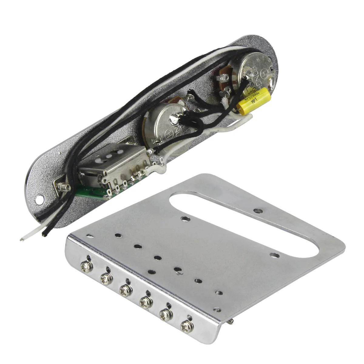 Электрогитары FLEOR 6 String с тремоло-Бридж Набор Предварительно проводных