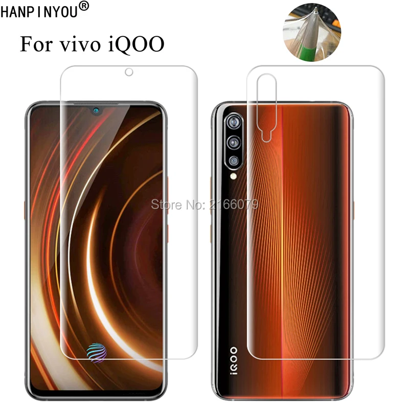 ДЛЯ vivo iQOO 6 41 &quotмягкая задняя крышка из ТПУ Защитная прозрачная пленка +
