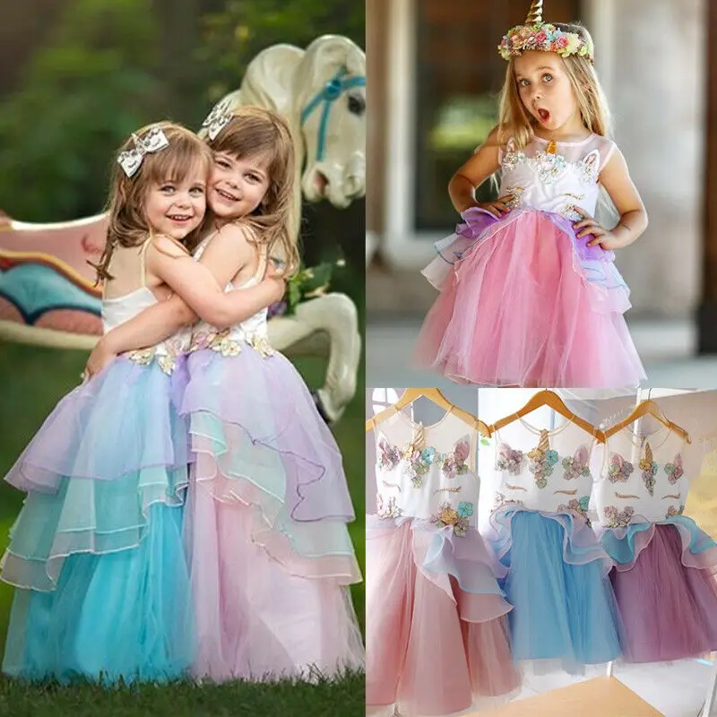 Платье принцессы для маленьких девочек бальное платье-пачка без рукавов с