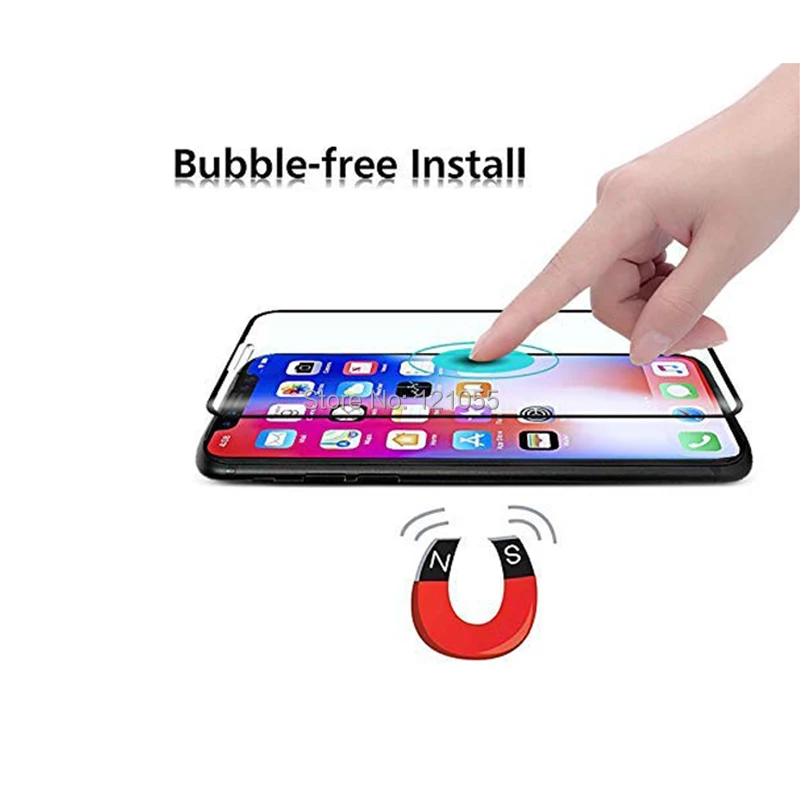 Полное покрытие закаленное стекло для iphone XS Max X XR 5S 7 6 6S 8 Plus пленка стекло для iphone 11 защита экрана 10 шт./лот