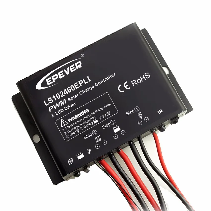 LEORY EPEVER 10A 24V Контроллер заряда на солнечной батарее уличный фонарь литиевая