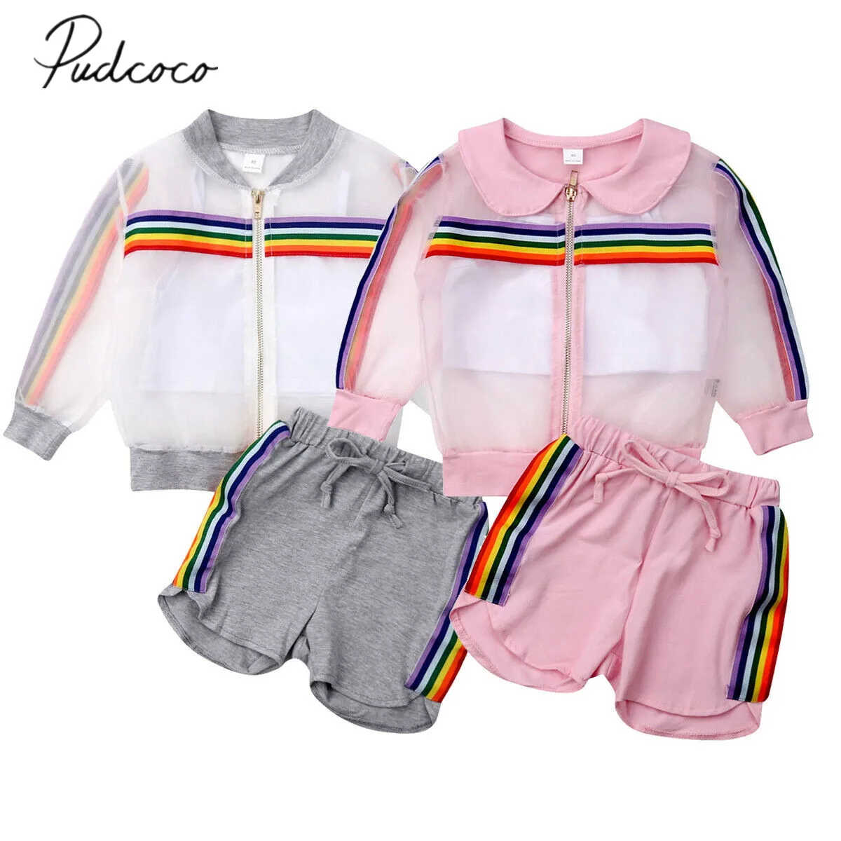 Детский Комплект из трех предметов кофта + жилет штаны сетчатая для маленьких