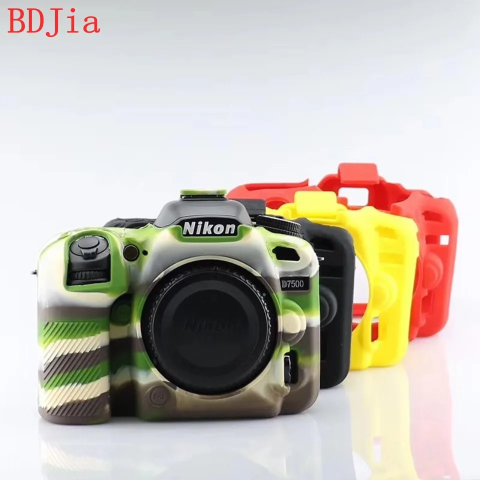 Высококачественный силиконовый чехол для камеры Nikon D7500 Dsrl в 4 вида цветов