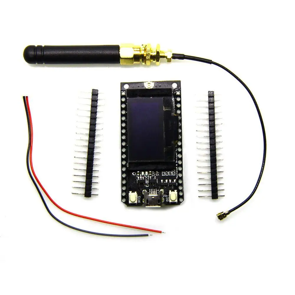 Bluetooth Wifi ESP-32 макетная плата модуль Lora32 Lora 868 МГц ESP32 Oled 0 96 дюйма синий дисплей с