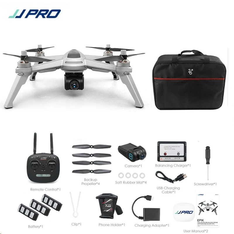 Бесплатные подарки JJRC JJPRO X5 5G gps wifi FPV с 1080P HD камерой бесщеточный мотор Макс 18 минут