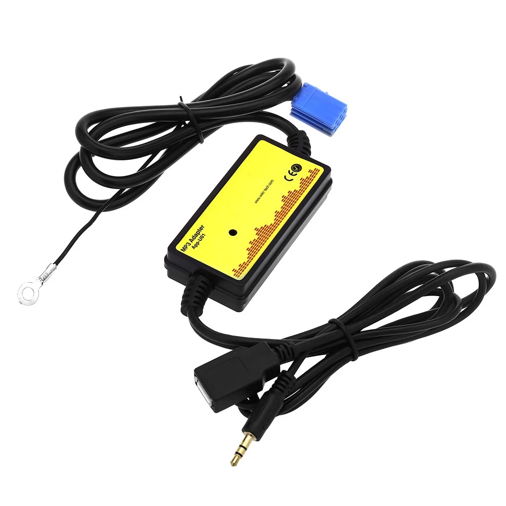 Авто Аудио Интерфейс MP3 USB/SD AUX адаптер 8 P подключения цифровой CD проигрыватель