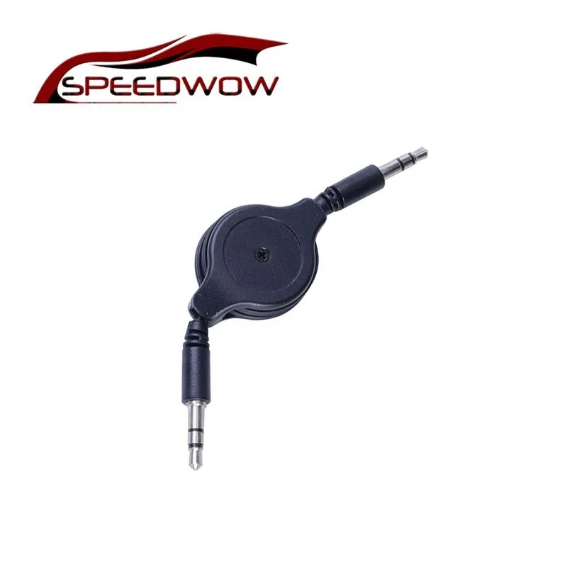 SPEEDWOW 3 5 мм масштабируемый линейный кабель AUX аудио Разъем автомобильный для