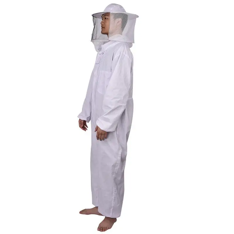 Новинка 2019 цельное белое пчеловодское пальто инструменты для пчеловодства