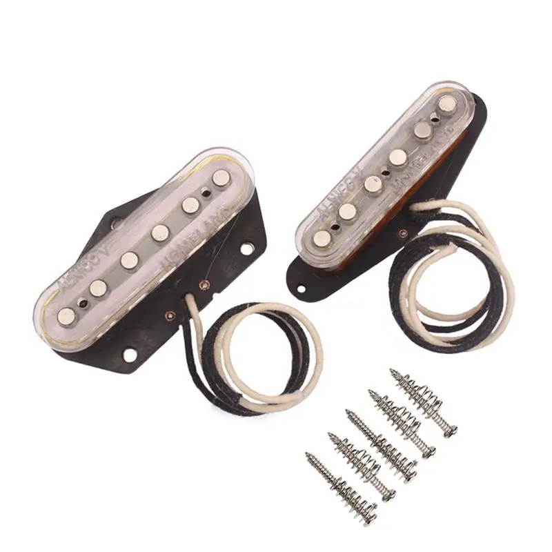 Прозрачная Гитара Части гитары бас мост пикапы сменный фиксатор для