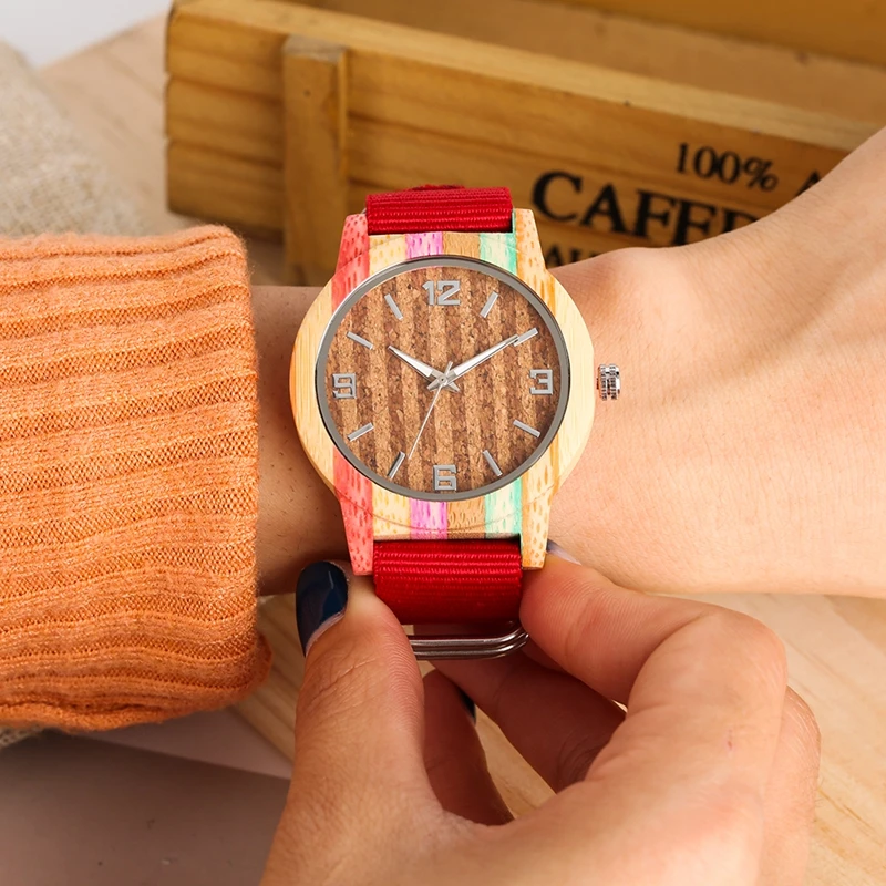 Мужские часы унисекс в стиле ретро с металлическим ремешком из пробковой ткани и